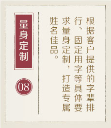 双鸭山起名流程八